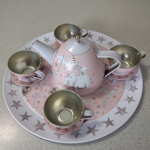Tin Tea Set - Picture 5 of 8